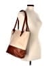 ABLE Local + Global 100% Leather Color Block Tan Gray Leather Tote One size - photo 2