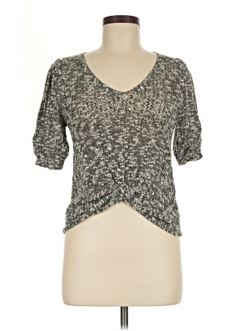 Hem & Thread Pullover Sweater (view 1)