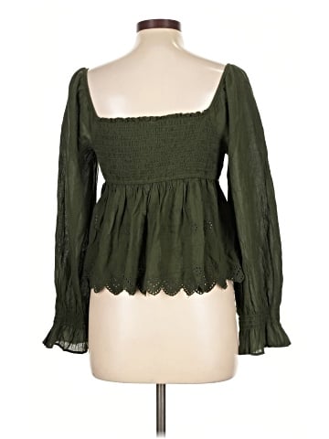 American Eagle Outfitters Long Sleeve Blouse (view 2)