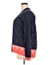 Lands' End 100% Supima Cotton Polka Dots Blue Cardigan Size XL - photo 5