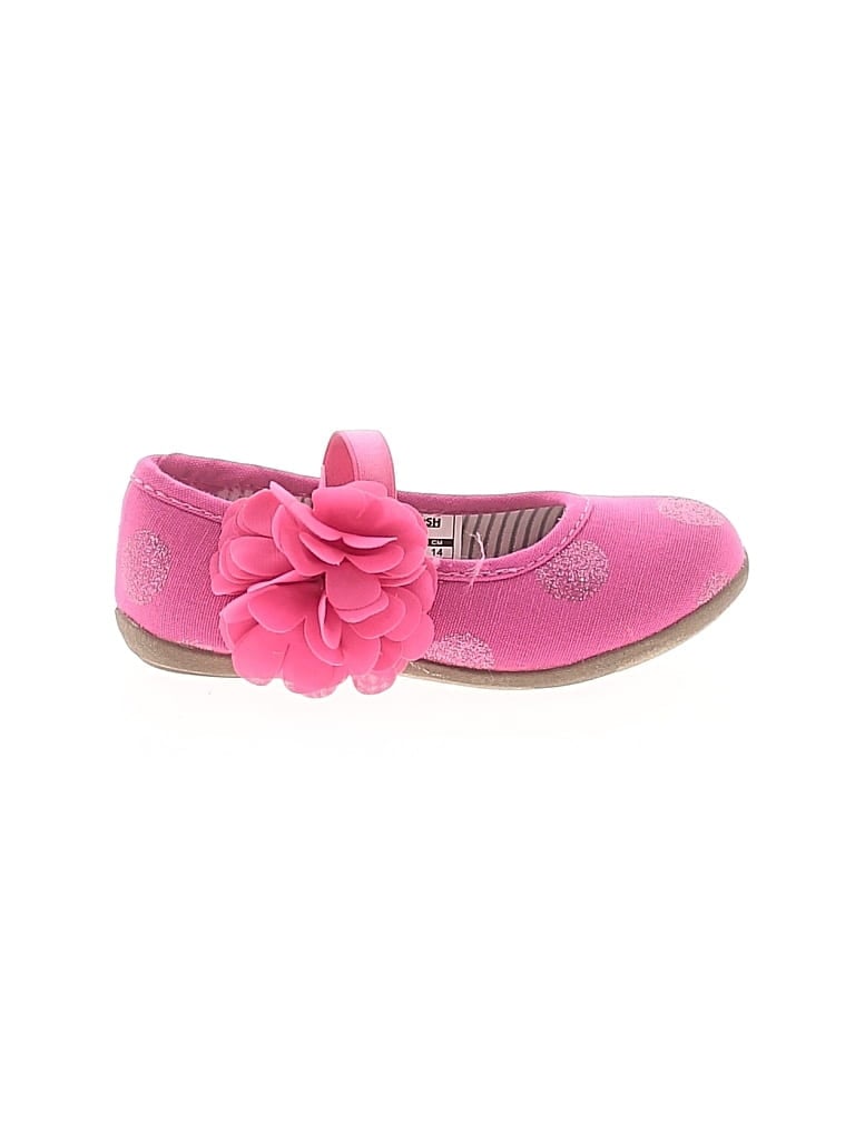 Pre-owned Oshkosh B'gosh Kids' Flats In Pink