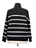 Cable & Gauge Stripes Black Pullover Sweater Size 2X - photo 2