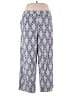 D&Co. Print Blue Casual Pants Size 2X - photo 1
