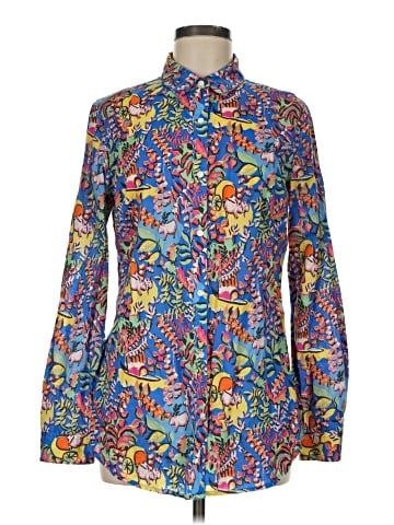 J. McLaughlin Long Sleeve Button-Down Shirt (view 1)