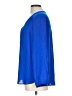 Pleione 100% Polyester Blue Long Sleeve Blouse Size L - photo 5