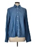 Generation Love 100% Tencel Blue Long Sleeve Button-Down Shirt Size L - photo 1