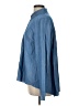 Generation Love 100% Tencel Blue Long Sleeve Button-Down Shirt Size L - photo 5