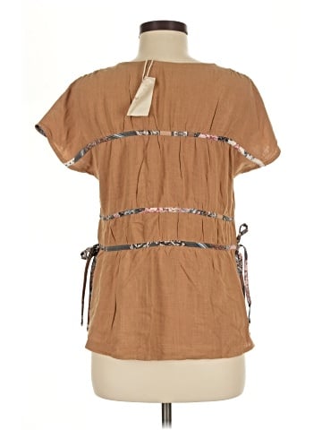 Hem & Thread Short Sleeve Blouse (view 2)