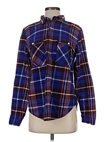 J.Crew Factory Store Long Sleeve Button-Down Shirt (view 1)