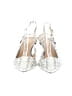 Calvin Klein Print Gray Silver Heels Size 10 - photo 2