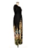 Shein 100% Polyester Tropical Black Casual Dress Size L - photo 4