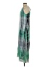 ECI 100% Rayon Tie-dye Green Casual Dress Size S - photo 5