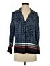 Maje 100% Viscose Blue 3/4 Sleeve Blouse Size Sm (1) - photo 1