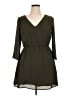 Forever 21 100% Polyester Solid Green Casual Dress Size XL - photo 1