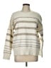 Hem & Thread Stripes Ivory Pullover Sweater Size L - photo 1