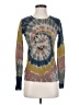 Autumn Cashmere 100% Cashmere Tie-dye Blue Cashmere Pullover Sweater Size XS - photo 1