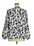 Ann Taylor 100% Polyester Ivory 3/4 Sleeve Blouse Size XL - photo 2