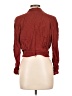 Express 100% Rayon Burgundy 3/4 Sleeve Blouse Size L - photo 2