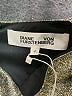 Diane von Furstenberg Metallic Silver Cocktail Dress Size 4 - photo 7