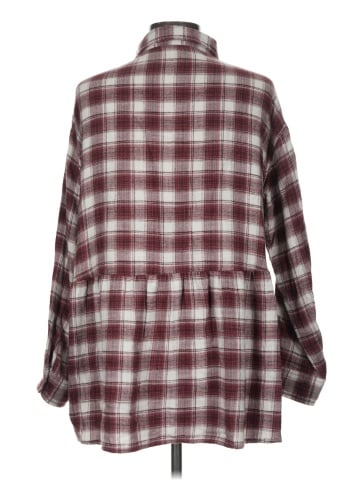 American Eagle Outfitters Long Sleeve Button-Down Shirt (view 2)