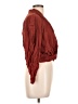 Express 100% Rayon Burgundy 3/4 Sleeve Blouse Size L - photo 4