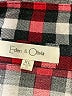 Eden & Olivia 100% Polyester Plaid Red 3/4 Sleeve Blouse Size XL - photo 7