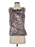 J.Crew 100% Silk Gray Sleeveless Silk Top Size 4 - photo 1
