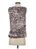 J.Crew 100% Silk Gray Sleeveless Silk Top Size 4 - photo 2