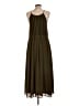 H&M 100% Polyester Solid Brown Casual Dress Size 10 - photo 2