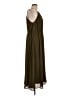 H&M 100% Polyester Solid Brown Casual Dress Size 10 - photo 4