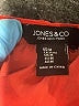 Jones & Co 100% Polyester Red Short Sleeve Blouse Size M - photo 7