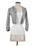 Abercrombie & Fitch 100% Polyester Metallic Silver Gray Jacket Size S - photo 1