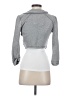 Abercrombie & Fitch 100% Polyester Metallic Silver Gray Jacket Size S - photo 2