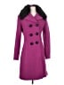 Bagatelle Purple Wool Coat Size 4 - photo 1