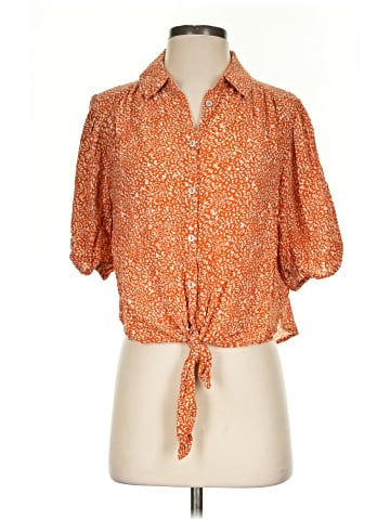 Free People Short Sleeve Blouse (view 1)