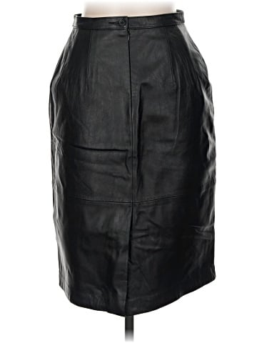 Jaclyn Smith Faux Leather Skirt (view 2)
