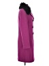 Bagatelle Purple Wool Coat Size 4 - photo 4