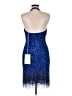 Mac Duggal 100% Polyester Blue Cocktail Dress Size 6 - photo 2