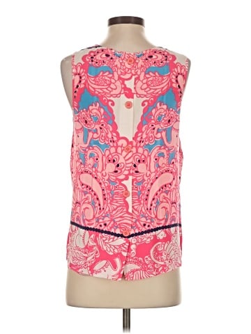 Lilly Pulitzer Sleeveless Silk Top (view 2)