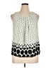 Elle 100% Rayon Green Sleeveless Blouse Size XL - photo 1