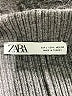 Zara Solid Gray Casual Skirt Size L - photo 4