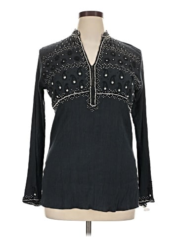 Sulu Collection Long Sleeve Blouse (view 1)