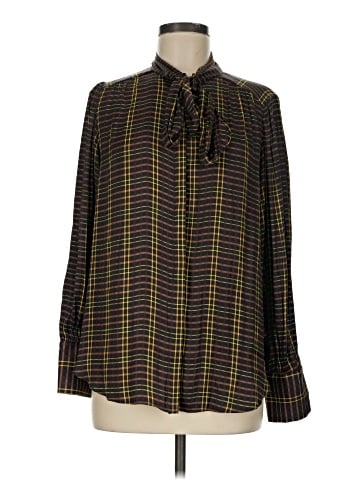 Ann Taylor Factory Long Sleeve Blouse (view 1)