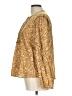 J.Crew 100% Cotton Gold Long Sleeve Blouse Size L - photo 5