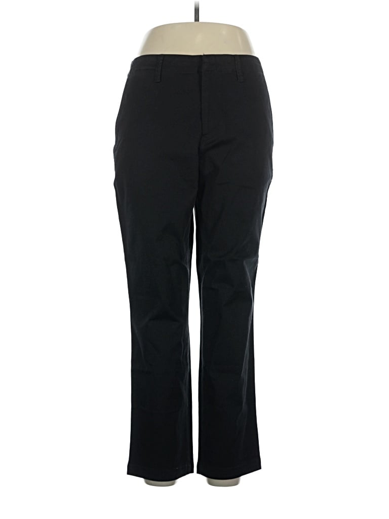 Pre-owned Lands' End Dress Pants In Black