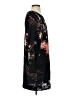 H&M 100% Polyester Print Black Casual Dress Size XS - photo 4