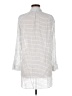 Alice + Olivia Silver Long Sleeve Button-Down Shirt Size M - photo 2