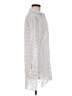 Alice + Olivia Silver Long Sleeve Button-Down Shirt Size M - photo 4