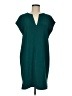 Theory 100% Polyester Solid Teal Casual Dress Size M - photo 1