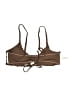 Unbranded Solid Brown Swimsuit Top Size M - photo 2